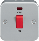Knightsbridge MLA M8331N Metal Clad 45A DP Switch with Neon - Single Size - Knightsbridge MLA - Falcon Electrical UK