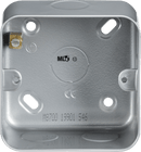 Knightsbridge MLA M8700 Metal Clad 1G Back Box - Knightsbridge MLA - Falcon Electrical UK