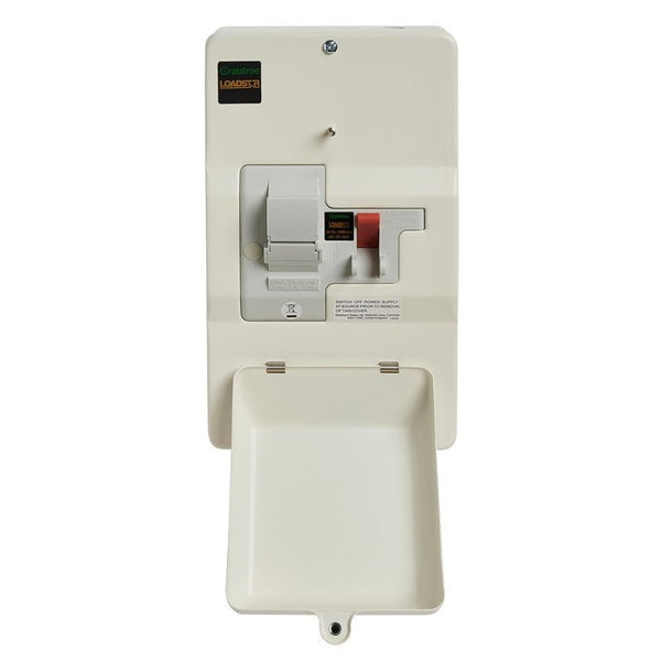 Crabtree 19M60DSF 100A DP, Metal Enclosed, Domestic Switch Fuse with 60A Fuse Fitted - Crabtree - Falcon Electrical UK