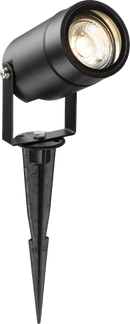 Knightsbridge MLA SPIKEGUBK 230V IP65 GU10 Spike Light Black - Knightsbridge MLA - Falcon Electrical UK