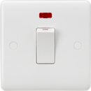 Knightsbridge MLA CU8331NW Curved Edge 45A 1G DP Switch with Neon (White Rocker) - Knightsbridge MLA - Falcon Electrical UK