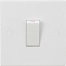 Knightsbridge MLA SN8331W 45A 1G DP Switch (White Rocker) - Knightsbridge MLA - Falcon Electrical UK