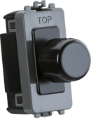 Knightsbridge MLA GDM022MB 6A 1G 2-way Dummy Dimmer Module - Matt Black - Knightsbridge MLA - Falcon Electrical UK