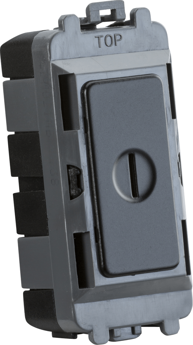 Knightsbridge MLA GDM009MB 20AX 2-way key module - matt black - Knightsbridge MLA - Falcon Electrical UK
