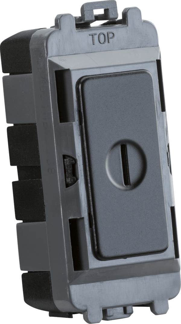 Knightsbridge MLA GDM010MB 20AX DP key module - matt black - Knightsbridge MLA - Falcon Electrical UK