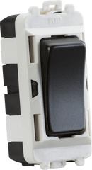 Knightsbridge MLA GDM001MB 20AX 2-way SP grid module - matt black - Knightsbridge MLA - Falcon Electrical UK