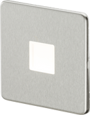 Knightsbridge MLA SFPLBC Screwless 230V LED Plinth Light - Brushed Chrome - Knightsbridge MLA - Falcon Electrical UK