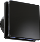 Knightsbridge MLA EX005T 100mm/4 inch LED Backlit Extractor Fan with Overrun Timer - Black - Knightsbridge MLA - Falcon Electrical UK