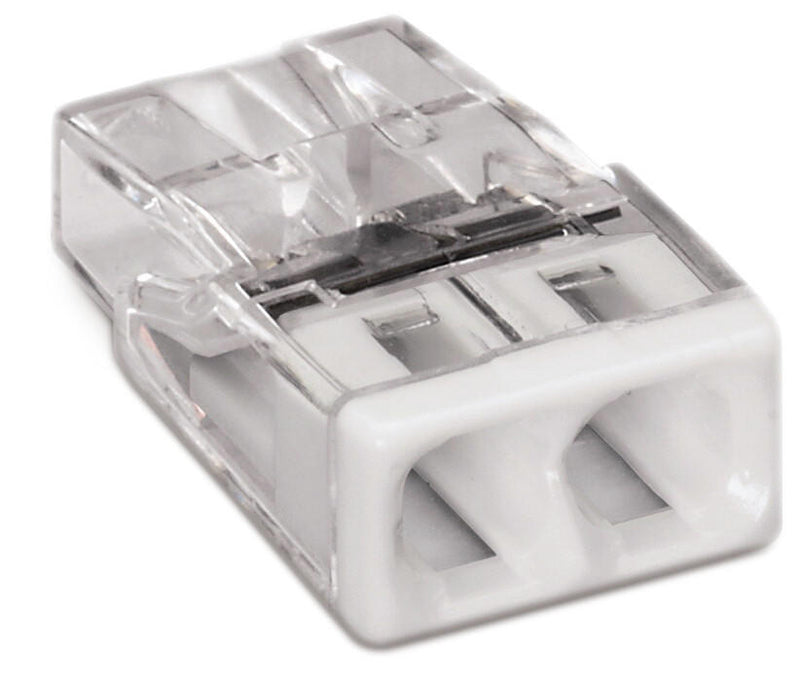 Wago Connector 2-Wire 0.5-2.5mm Connector  (2273-202) - Box of 100