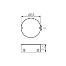 Kanlux CIRCO Constant Voltage Power Supply LED 12VDC 0-15W (24241) - Kanlux - Falcon Electrical UK