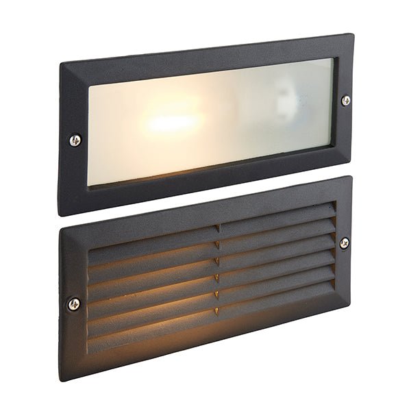 Saxby OL60AB 40W Eco Plain & Louvre Brick Light - Saxby - Falcon Electrical UK