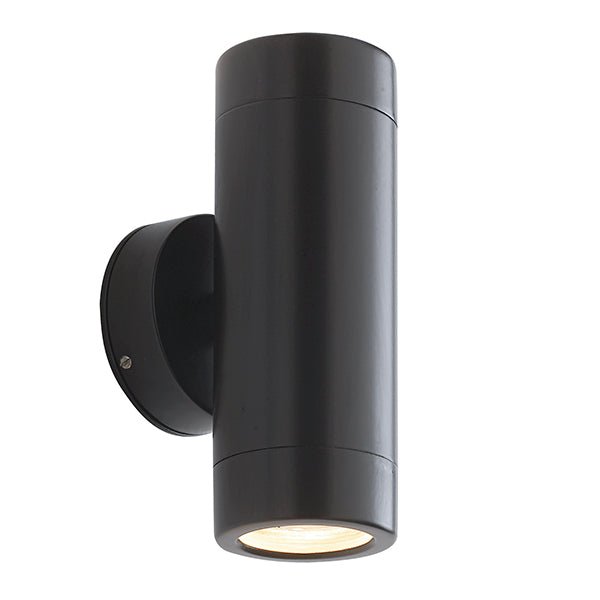 Saxby ST5008BK 7W Odyssey Black 2-Light Wall Light - Saxby - Falcon Electrical UK