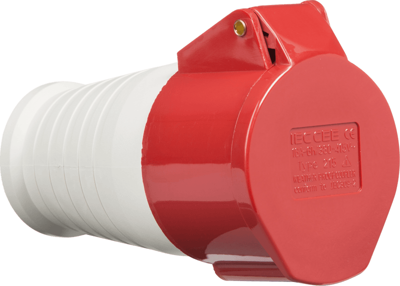 Knightsbridge MLA IN0015 415V IP44 16A Connector 3P+N+E - Knightsbridge MLA - Falcon Electrical UK