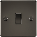 Knightsbridge MLA FP1200GM Flat Plate 10AX 1G Intermediate Switch - Gunmetal - Knightsbridge MLA - Falcon Electrical UK