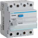 Hager CDA440U 40A, 4-Pole, 30mA A-Class RCCB - Hager - Falcon Electrical UK