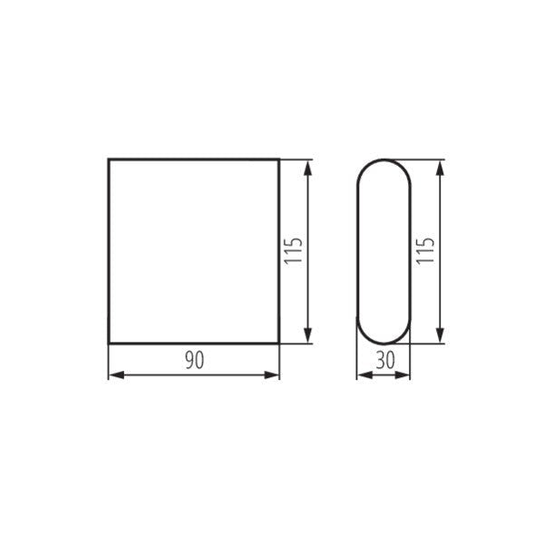 Kanlux GARTO Facade Luminaire LED EL 8W-GR (29270) - Kanlux - Falcon Electrical UK