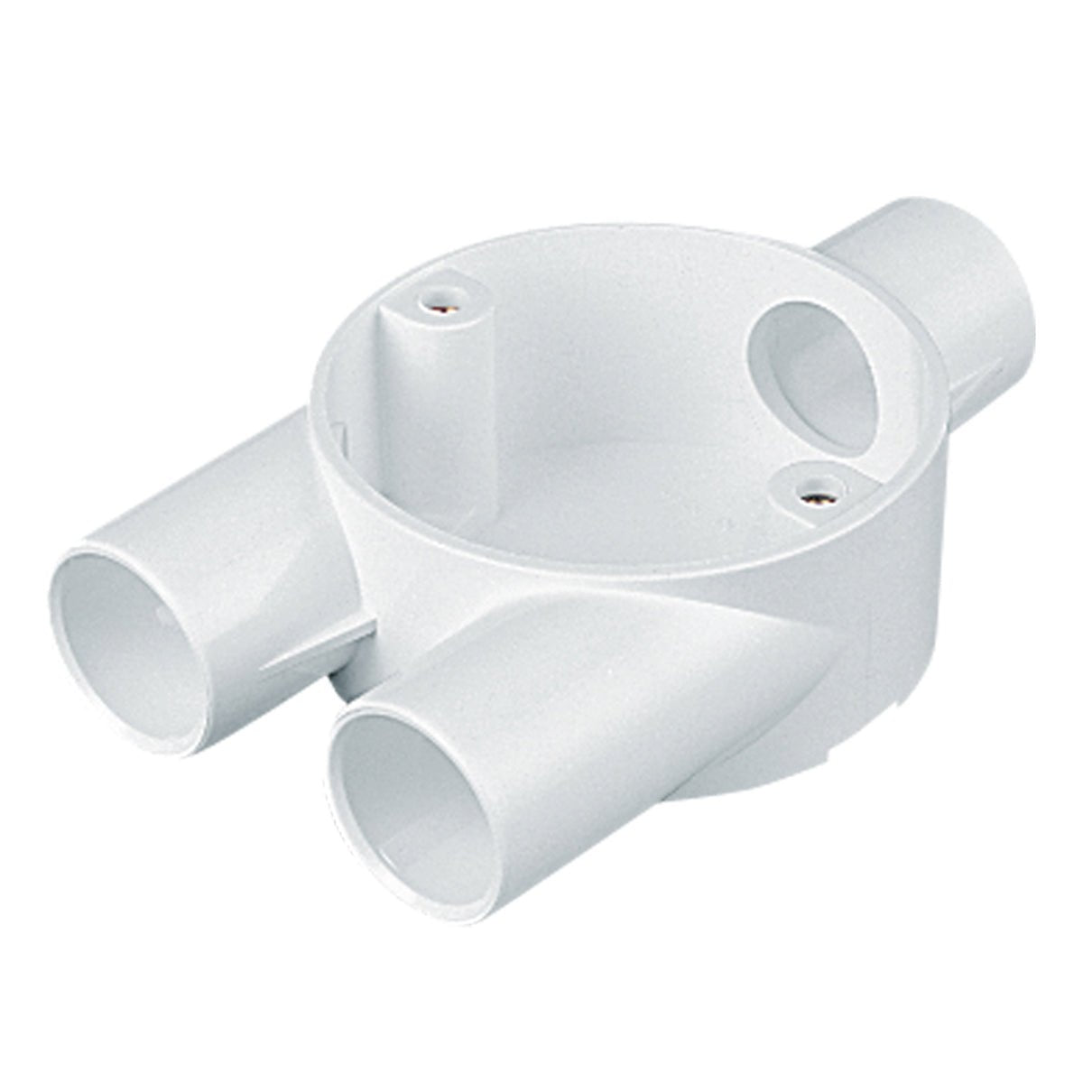 CJB25YWH 3-Way Round Terminal Y Box for 25mm Conduit - Mixed Supply ...