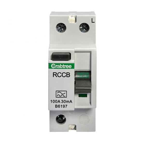 Crabtree 310-A030 100A 30mA DP Type A Plug In RCCB - Crabtree - Falcon Electrical UK