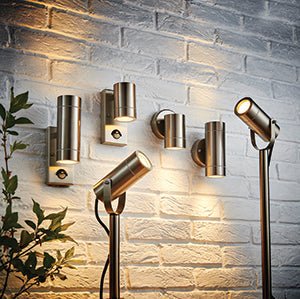 Saxby Palin 2LT 7W Wall Light (13802) - Saxby - Falcon Electrical UK