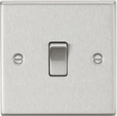 Knightsbridge MLA CS834BC 20A 1G DP Switch - Square Edge Brushed Chrome - Knightsbridge MLA - Falcon Electrical UK