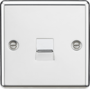Knightsbridge MLA CL74PC Telephone Extension Outlet - Rounded Edge Polished Chrome - Knightsbridge MLA - Falcon Electrical UK