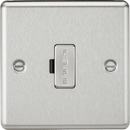 Knightsbridge MLA CL6BC 13A Fused Spur Unit - Rounded Edge Brushed Chrome - Knightsbridge MLA - Falcon Electrical UK