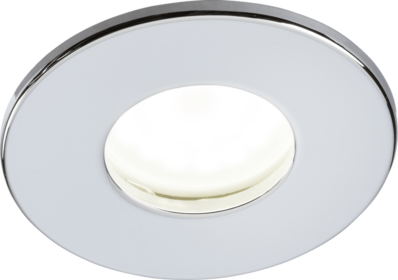 Knightsbridge MLA VFCFIPC 230V IP65 Fixed GU10 Fire-Rated Downlight - Chrome - Knightsbridge MLA - Falcon Electrical UK