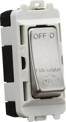 Knightsbridge MLA GDM020BC 10A Fan Isolator Module - Brushed Chrome - Knightsbridge MLA - Falcon Electrical UK