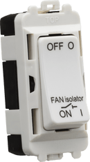 Knightsbridge MLA GDM020U 10A Fan Isolator Module - White - Knightsbridge MLA - Falcon Electrical UK