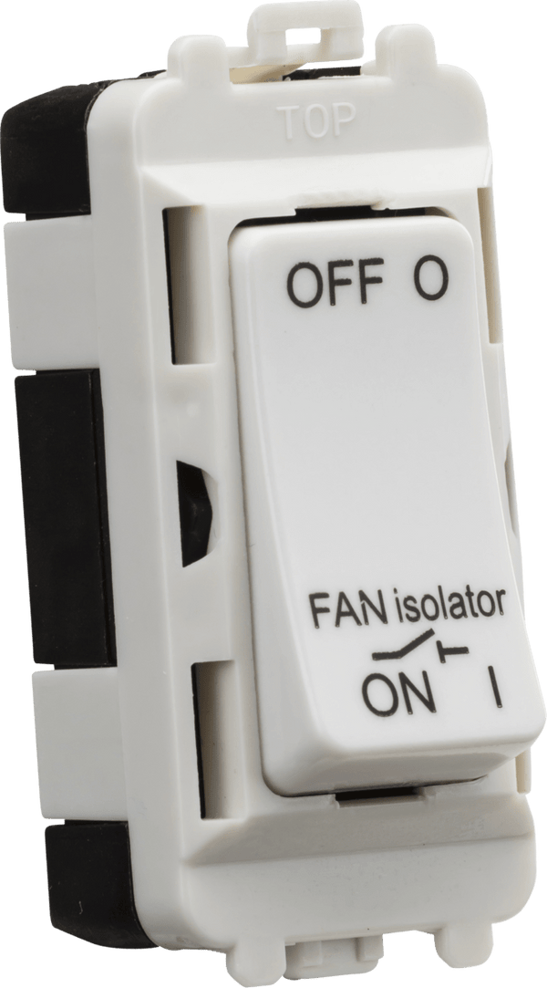 Knightsbridge MLA GDM020U 10A Fan Isolator Module - White - Knightsbridge MLA - Falcon Electrical UK