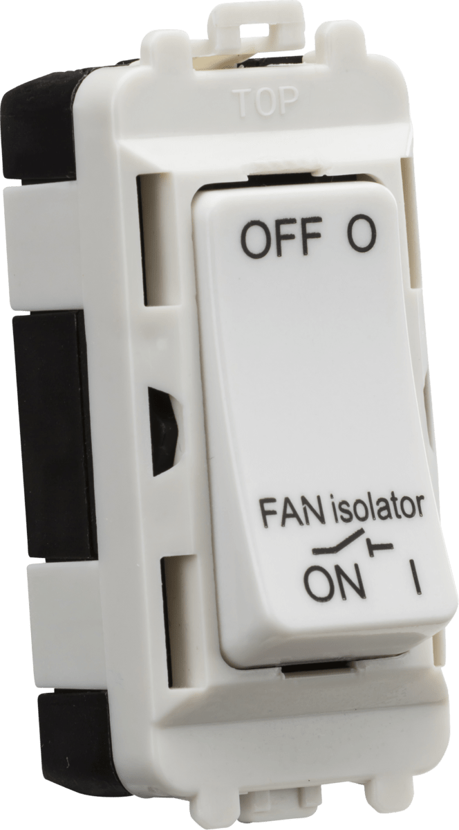 Knightsbridge MLA GDM020U 10A Fan Isolator Module - White - Knightsbridge MLA - Falcon Electrical UK