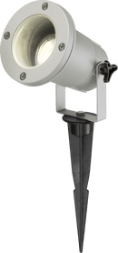 Knightsbridge MLA GUSPGR 230V IP65 GU10 Ground Spike - Grey - Knightsbridge MLA - Falcon Electrical UK