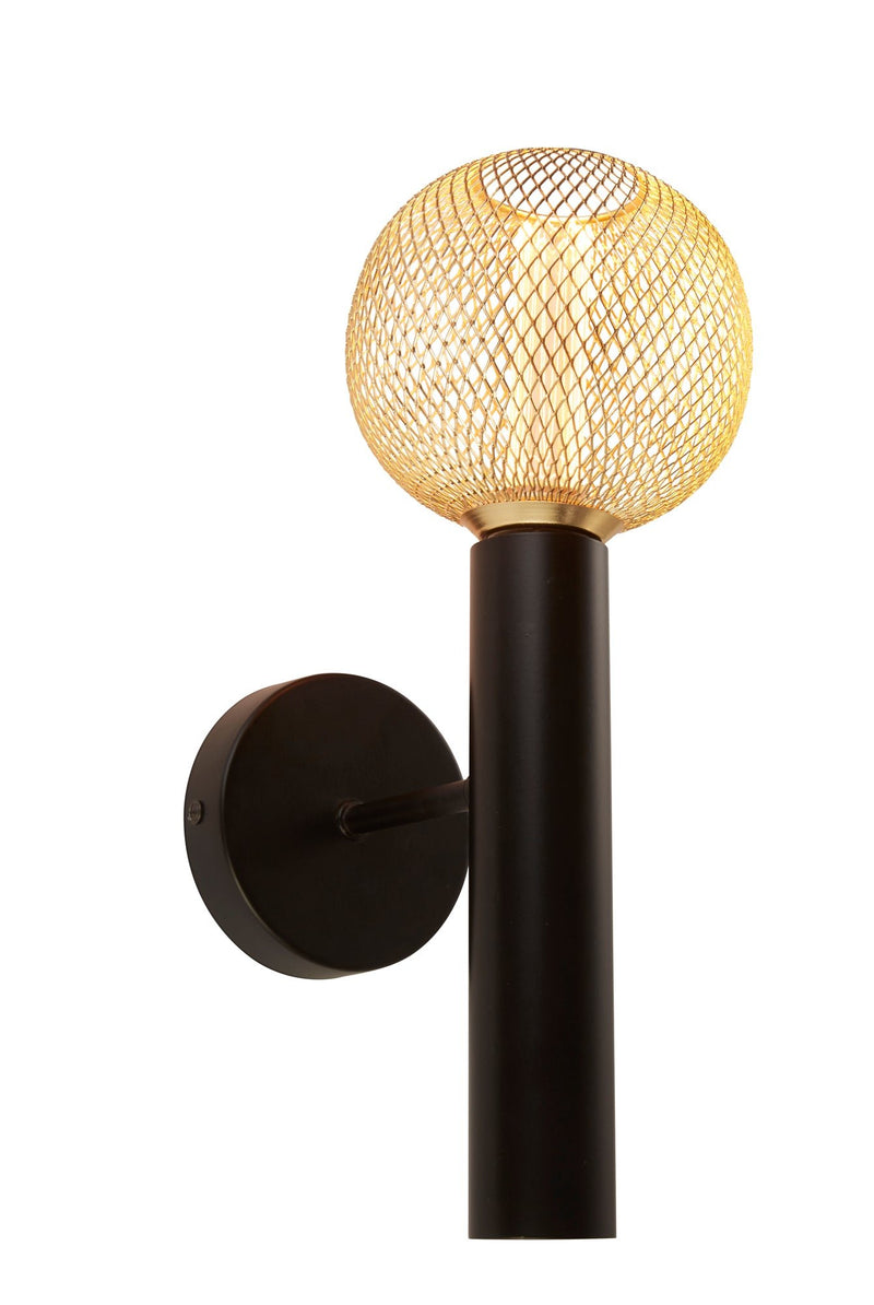 Searchlight 35720-1BK Dulwich Wall Light - Black Metal - Searchlight - Falcon Electrical UK