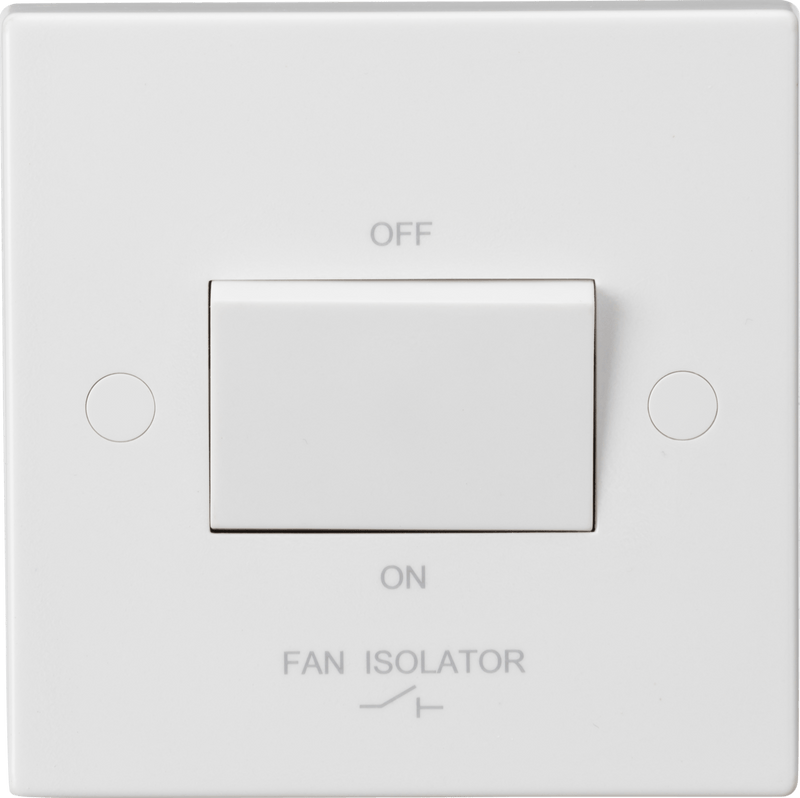 Knightsbridge MLA SN1100 10A 3 Pole Fan Isolator Switch - Knightsbridge MLA - Falcon Electrical UK