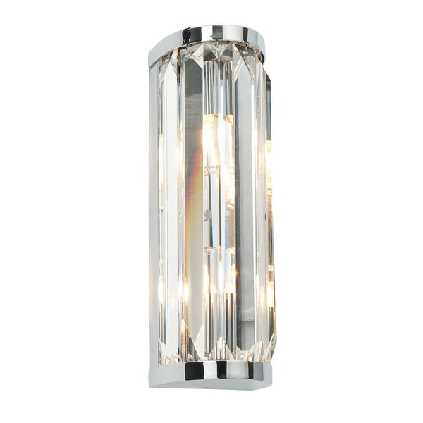Saxby 39629 Crystal 2lt wall IP44 18W - Saxby - Falcon Electrical UK