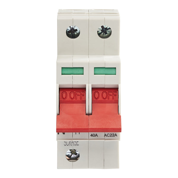 Crabtree 40-MI2 40A DP Main Switch - Crabtree - Falcon Electrical UK