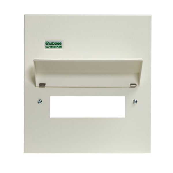 Crabtree 509-FLA Consumer Unit Flush Lid Assembly, 9 Module - Crabtree - Falcon Electrical UK