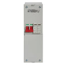 Crabtree 50SPDREC-1 Enclosed, Extended Metal, 100A DP Supply Isolator with Type 2 SPD - Crabtree - Falcon Electrical UK