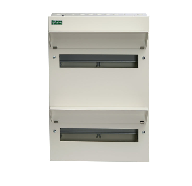 Crabtree 530-2A 30 Module All Metal Dual Bank Enclosure - Crabtree - Falcon Electrical UK