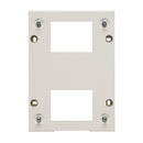 Crabtree MNSPE6584-1NR Metal Pattress 6-7 Module 188mm North-South Entry - Crabtree - Falcon Electrical UK