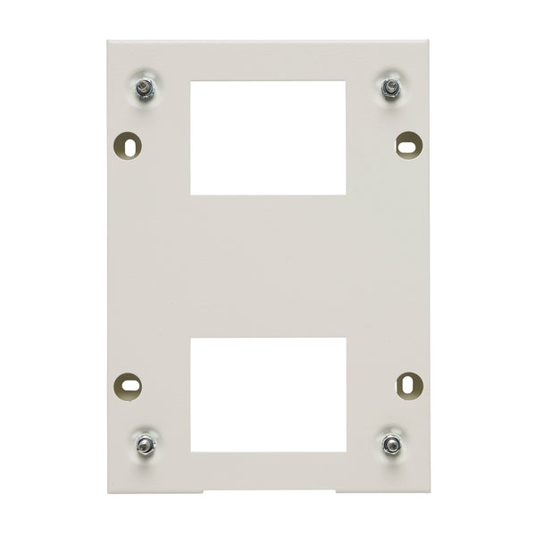 Crabtree MNSPE6584-1NR Metal Pattress 6-7 Module 188mm North-South Entry - Crabtree - Falcon Electrical UK