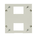 Crabtree MNSPE6584-2NR Metal Pattress 9-10 Module 241mm North-South Entry - Crabtree - Falcon Electrical UK