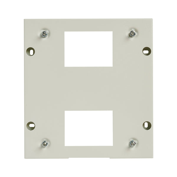 Crabtree MNSPE6584-2NR Metal Pattress 9-10 Module 241mm North-South Entry - Crabtree - Falcon Electrical UK