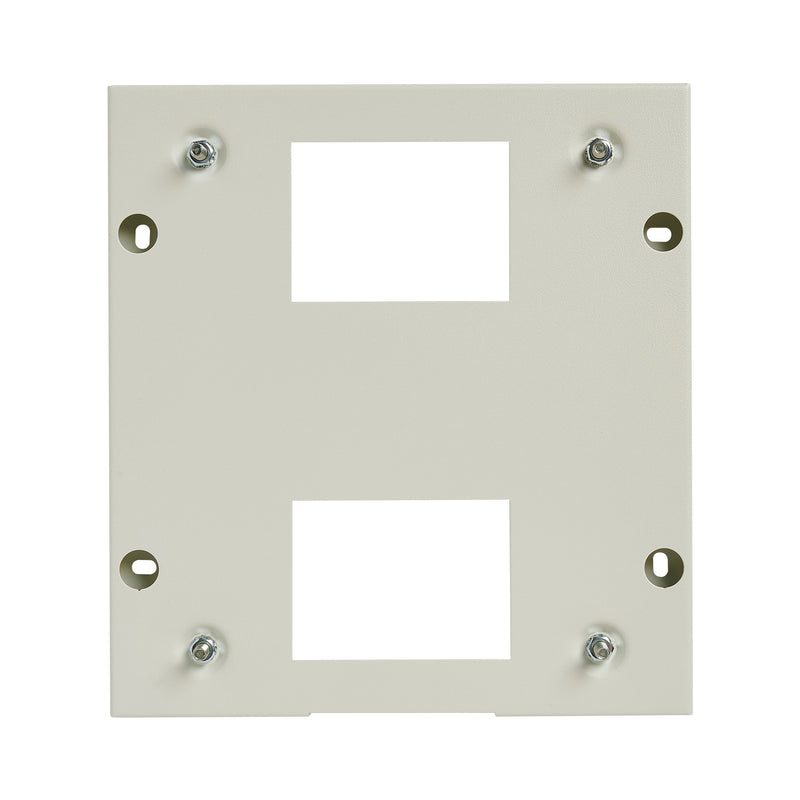 Crabtree MNSPE6584-2NR Metal Pattress 9-10 Module 241mm North-South Entry - Crabtree - Falcon Electrical UK