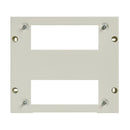 Crabtree MNSPE6584-3NR Metal Pattress 12-13 Module 292mm North-South Entry - Crabtree - Falcon Electrical UK