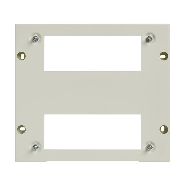 Crabtree MNSPE6584-3NR Metal Pattress 12-13 Module 292mm North-South Entry - Crabtree - Falcon Electrical UK