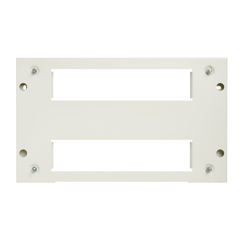 Crabtree MNSPE6584-5NR Metal Pattress 20-21 Module 438mm North-South Entry - Crabtree - Falcon Electrical UK