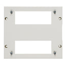 Crabtree MNSPE6670-3NR Metal Pattress 12-13 Module 292mm East-West Entry - Crabtree - Falcon Electrical UK