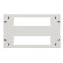 Crabtree MNSPE6670-5NR Metal Pattress 20-21 Module 438mm East-West Entry - Crabtree - Falcon Electrical UK