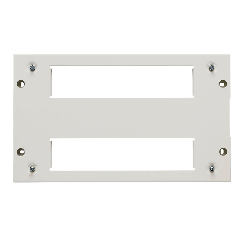 Crabtree MNSPE6670-5NR Metal Pattress 20-21 Module 438mm East-West Entry - Crabtree - Falcon Electrical UK